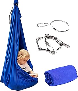 sensorial para niños, hamaca para acurrucarse, portátil, suave, relajante sensorial para patio trasero, patio, camping, aula, casa de árbol, guardería, jardín