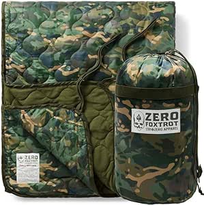 Poncho Doublure Matelassée Armée Woobie - Motif Camouflage - Neuf