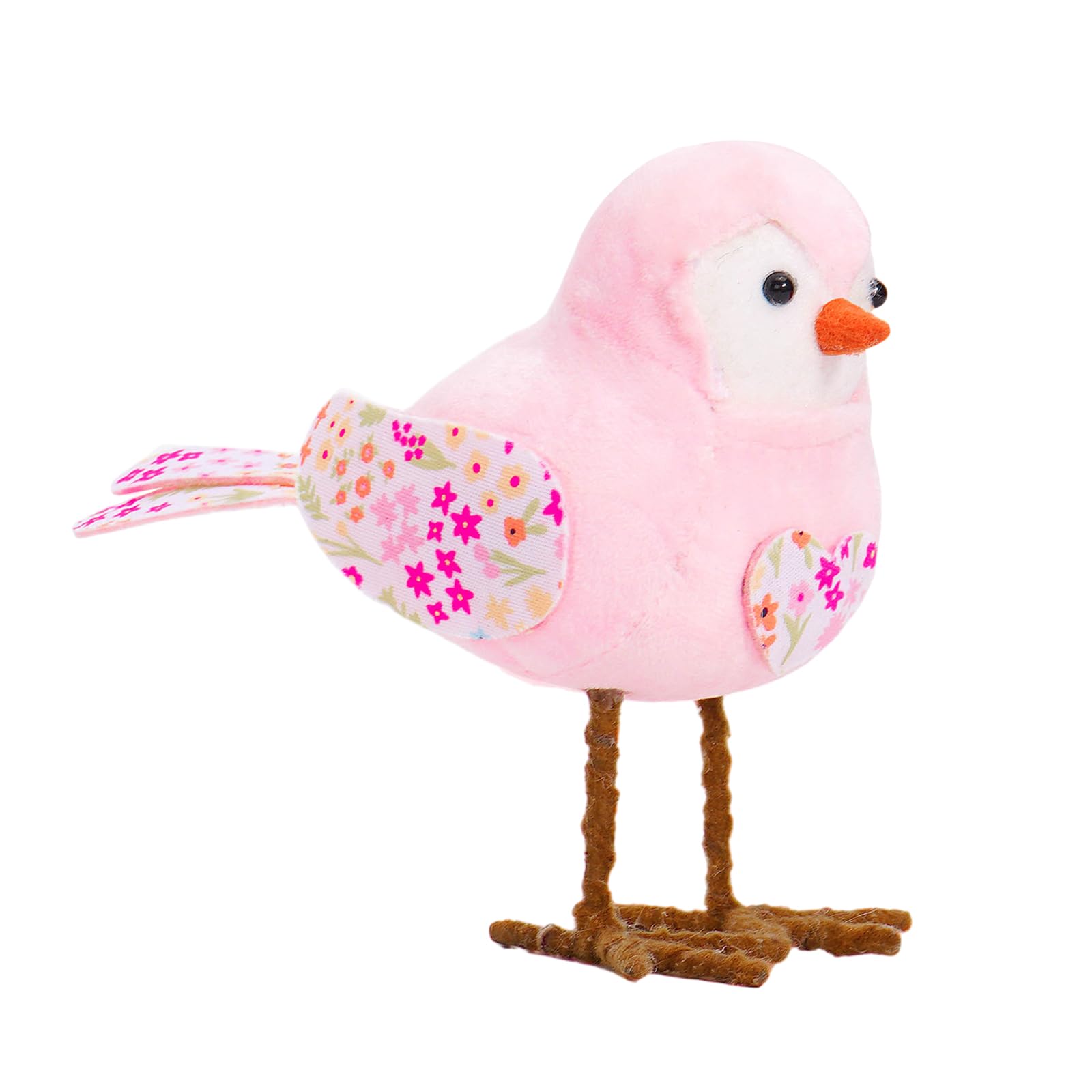Hsioluted Bird Sculpture Easter Bird Figurine Easter Festive Decoration for Children and Animal Lovers Animal Lovers