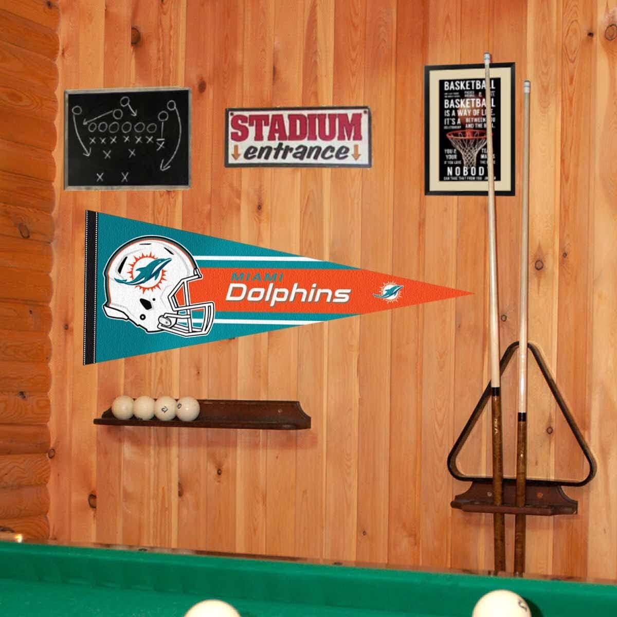 Miami Dolphins Official 30 inch Large Pennant - Image 2