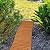 Worth Garden 9 ft. Wooden Garden Pathway - 17 in. W Roll Out Straight Walkway for Outdoor Patios, Gardens, Yard, Beach Boardwalks, Wedding Party - Decorative Wood Path - Metal Wire Connection