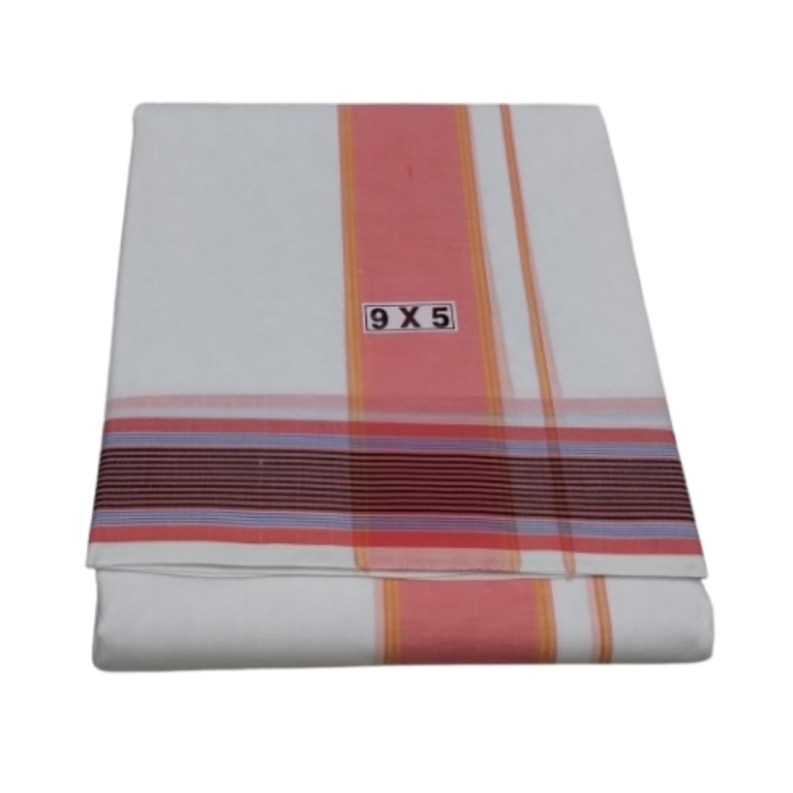 Men's 100% Pure Cotton Double Dhoti, White, 9x5, Free Size, Traditional Veshti-picture-44