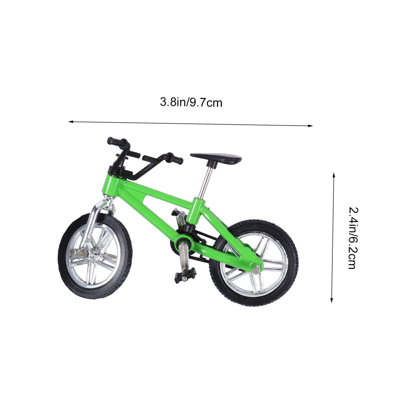 NAMOARLY 1Set Mini Finger Bike Sturdy Desk Game with Ramp Folding Scooter Educational Fun for Birthday Present for Finger Sports Enthusiasts