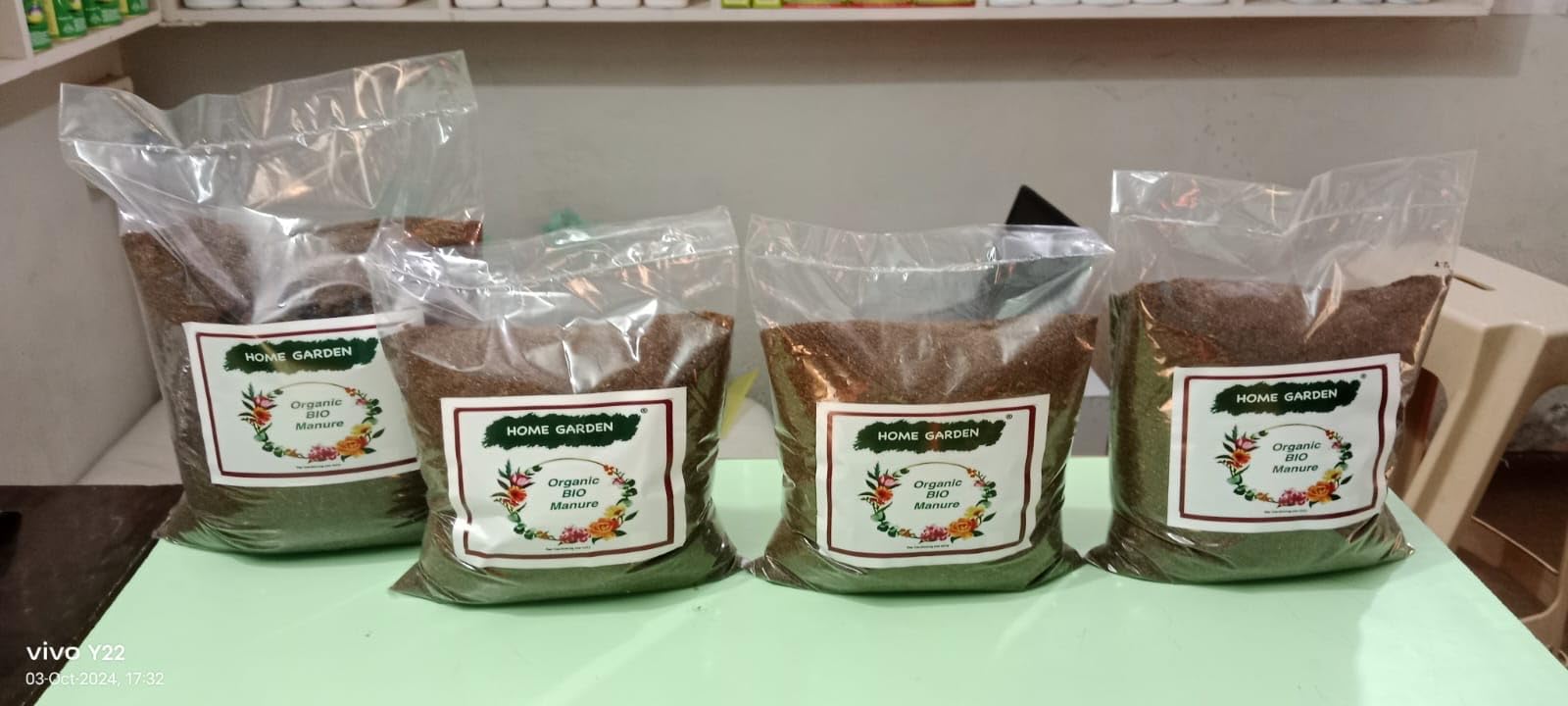 Organic Bio Manure, Cow Manure, (5kg) natural fertilizer for plants and home gardening, plant growth fertilizer, 100% pure cow dung manure