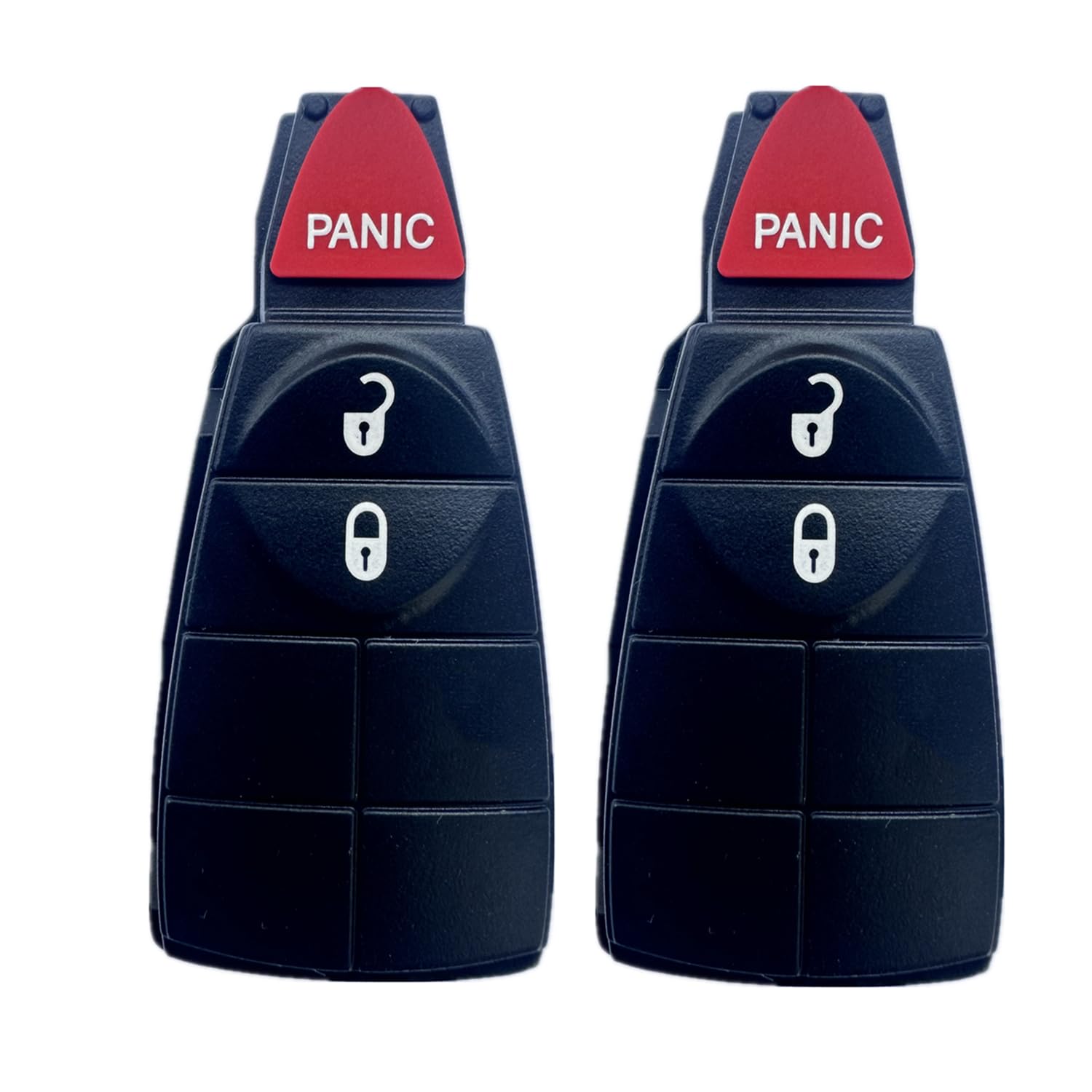 KAWIHEN Keyless Entry Remote Key Fob Skin Replacement for Chrysler Town and Country Dodge Durango Grand Caravan Journey Ram 1500 2500 3500 Jeep Grand