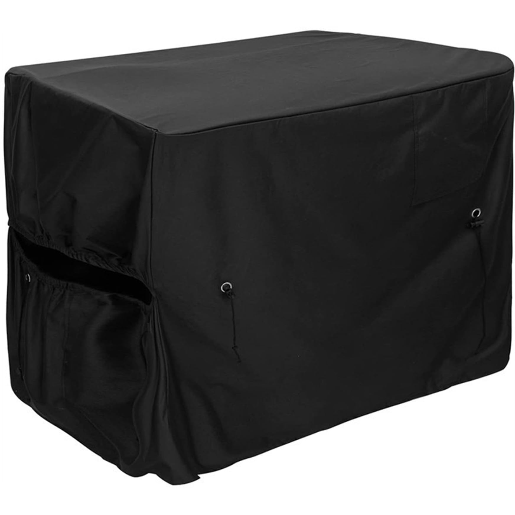 Cubierta para calentador de piscina, resistente a la intemperie, 40 x 34 x 31 pulgadas, cubierta para equipo de piscina con revestimiento elástico plateado 210D Oxford calentador de tela