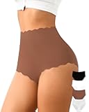 High Waisted Seamless Underwear for Women Soft Stretch No Show Panties Full Coverage Ladies Briefs Multi Pack