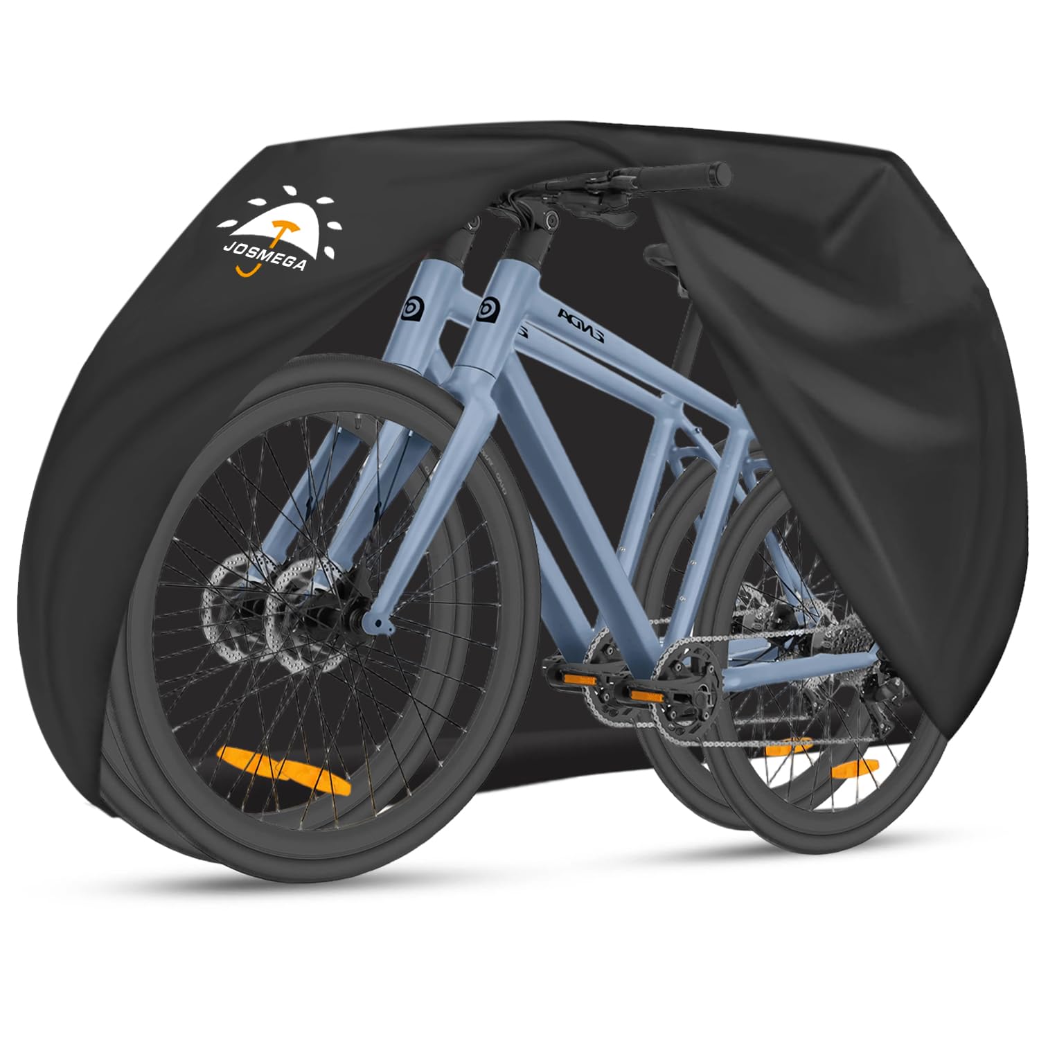 JosMega Bike Cover | 800D Heavy Duty Oxford | Double Needle Stitching | PU Waterproof | Back Seam Tape | Outdoor Windproof | Adjustable Webbing Buckle