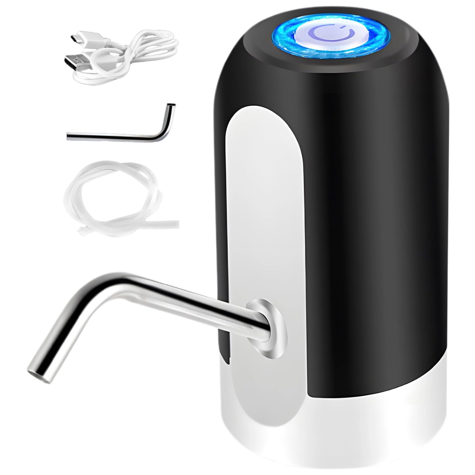 Bomba eléctrica para jarra de agua con batería recargable USB para botellones de 18.9L