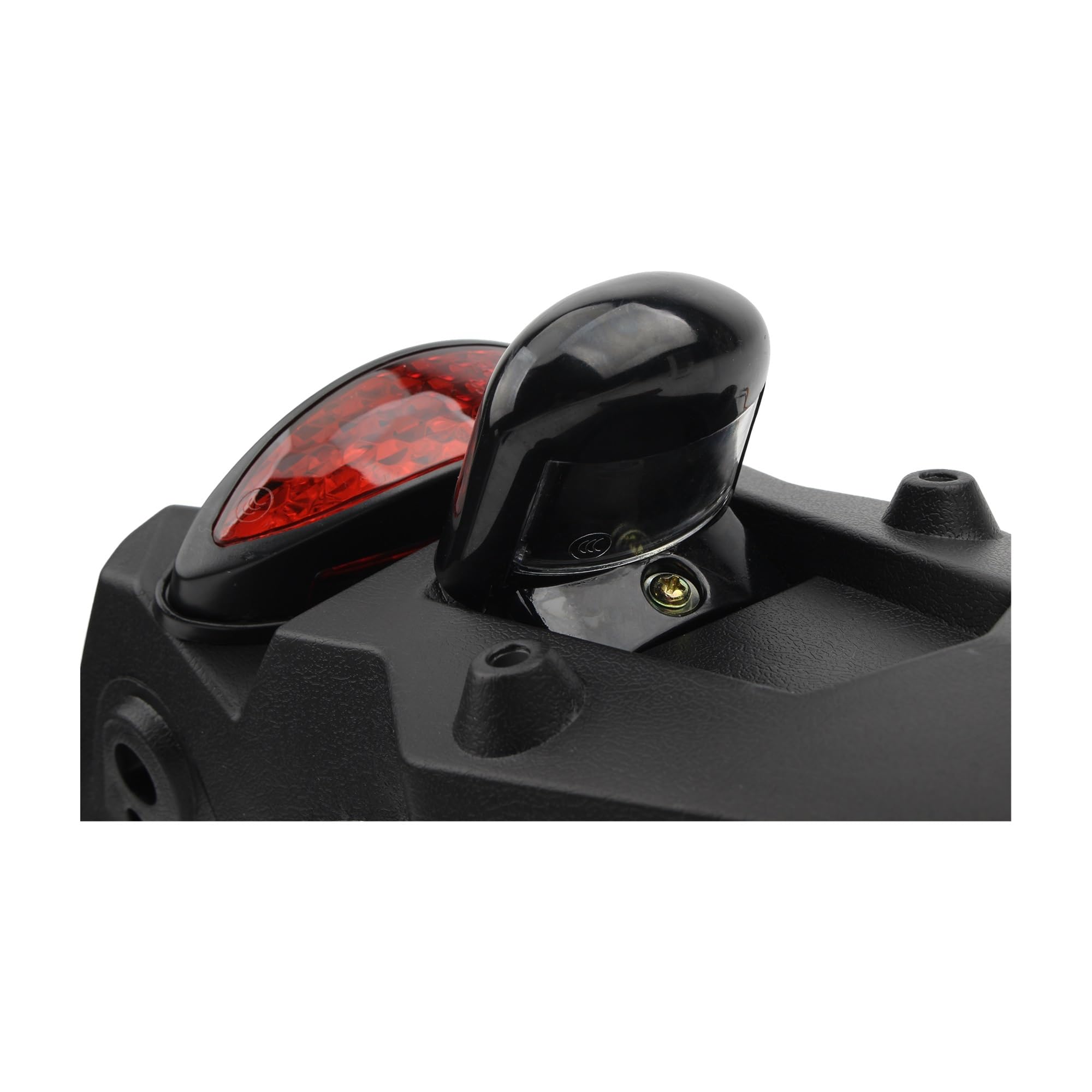 Fanale Posteriore A LED Universale per Moto da 12 V, con Luce Targa Freno E Stop Parti per Stop Luci Freno