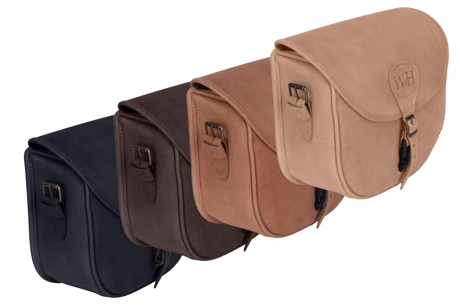 Tourbon Vintage Leather Trap Shooting Bag Ammo Storage Shotgun Shell - View #10