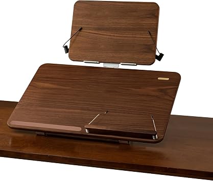 Slant Board for Writing Book Stand Book Holders for Reading Hands Free Adjustable Height & Angle Page Paper Clips Foldable Slant Board Writing for Kids Left