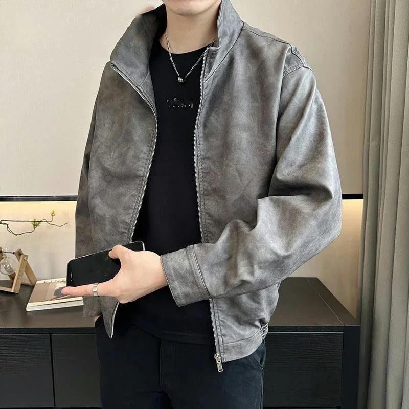 Veste coupe-vent rétro homme imperméable printemps automne légère - 2