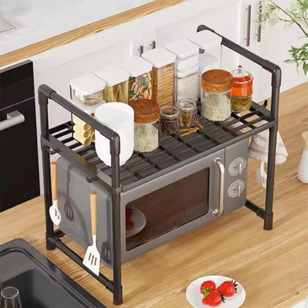 Amazon.co.jp: Rhinozix キッチン収納ラック 多層電子レンジラック