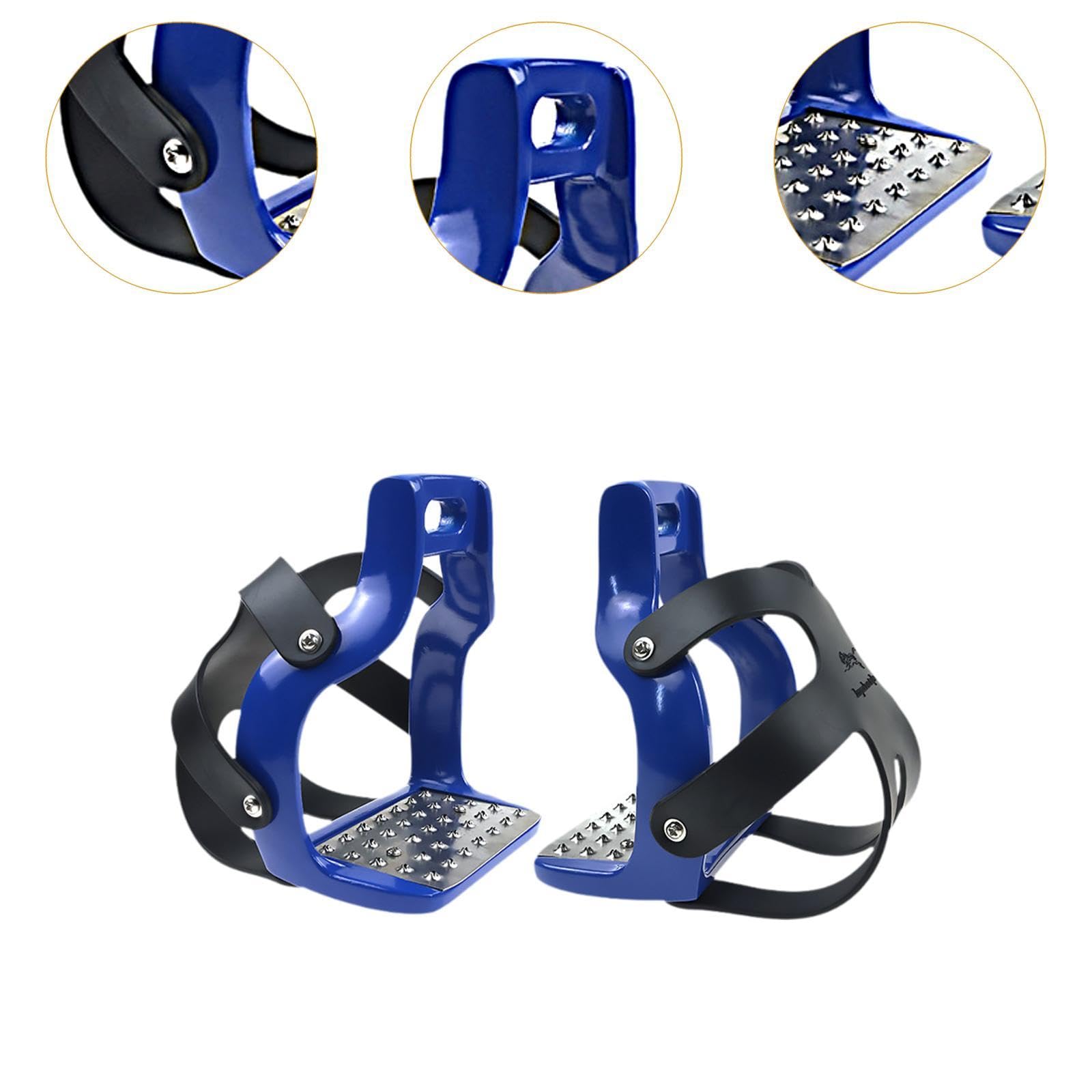 predolo 2 Piezas estribos para Montar, Accesorios para Ecuestre, repuestos para Deportes al Libre, reparación mangueras Silla
