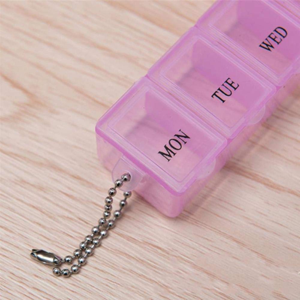 Pillola 7 Giorni In Pelle Organizzatore Portafoglio Medicina - Foto 8