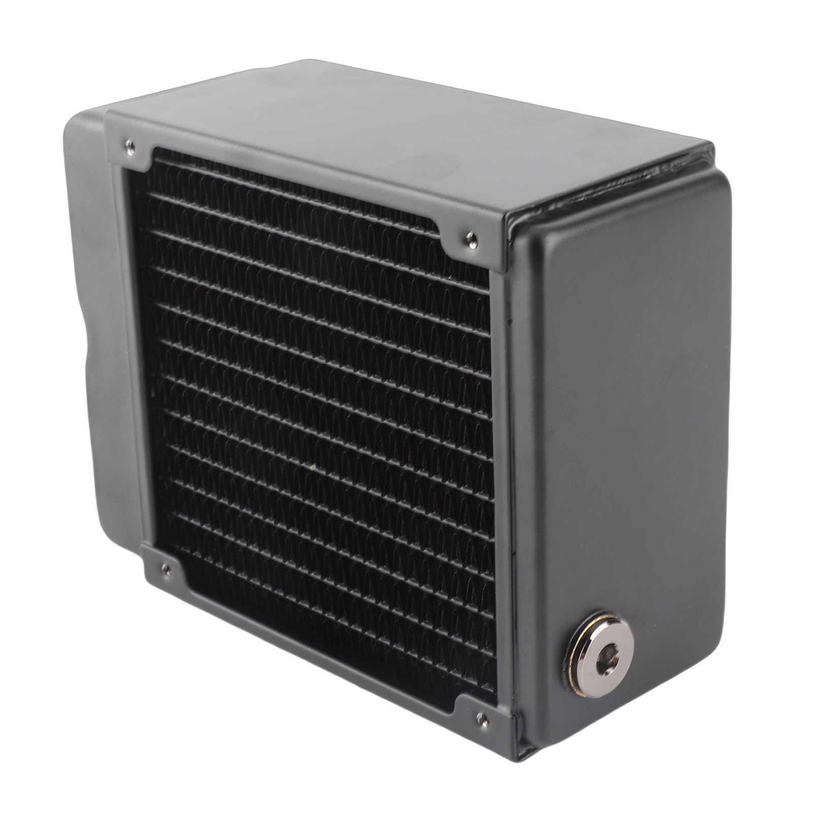 Radiatore in Rame di Raffreddamento Ad Acqua Preciso per Computer Dissipatore di Calore a 3 Strati Efficiente 120 Mm G1/4 per Sistemi di Raffreddamento Ad Acqua per PC