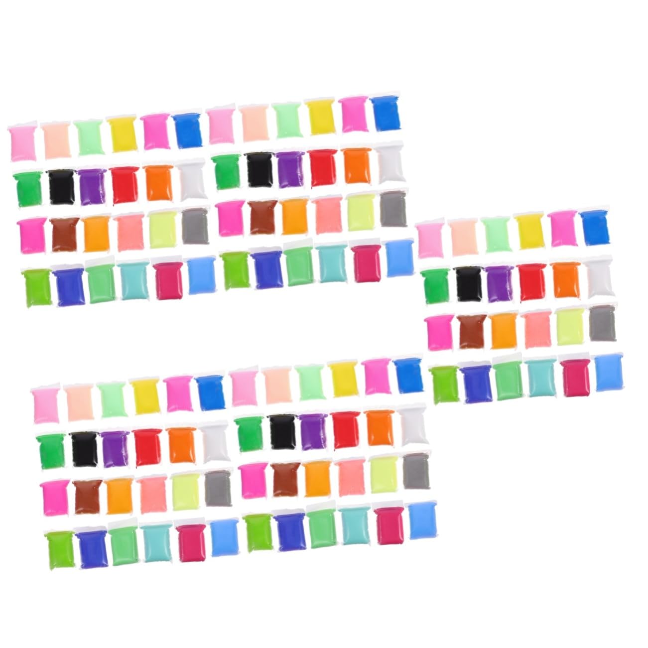 HEMOTON 120 paquetes Kit de Arcilla para Manualidades DIY con Colores Moldeable Ligera y para Creatividad y Artísticos