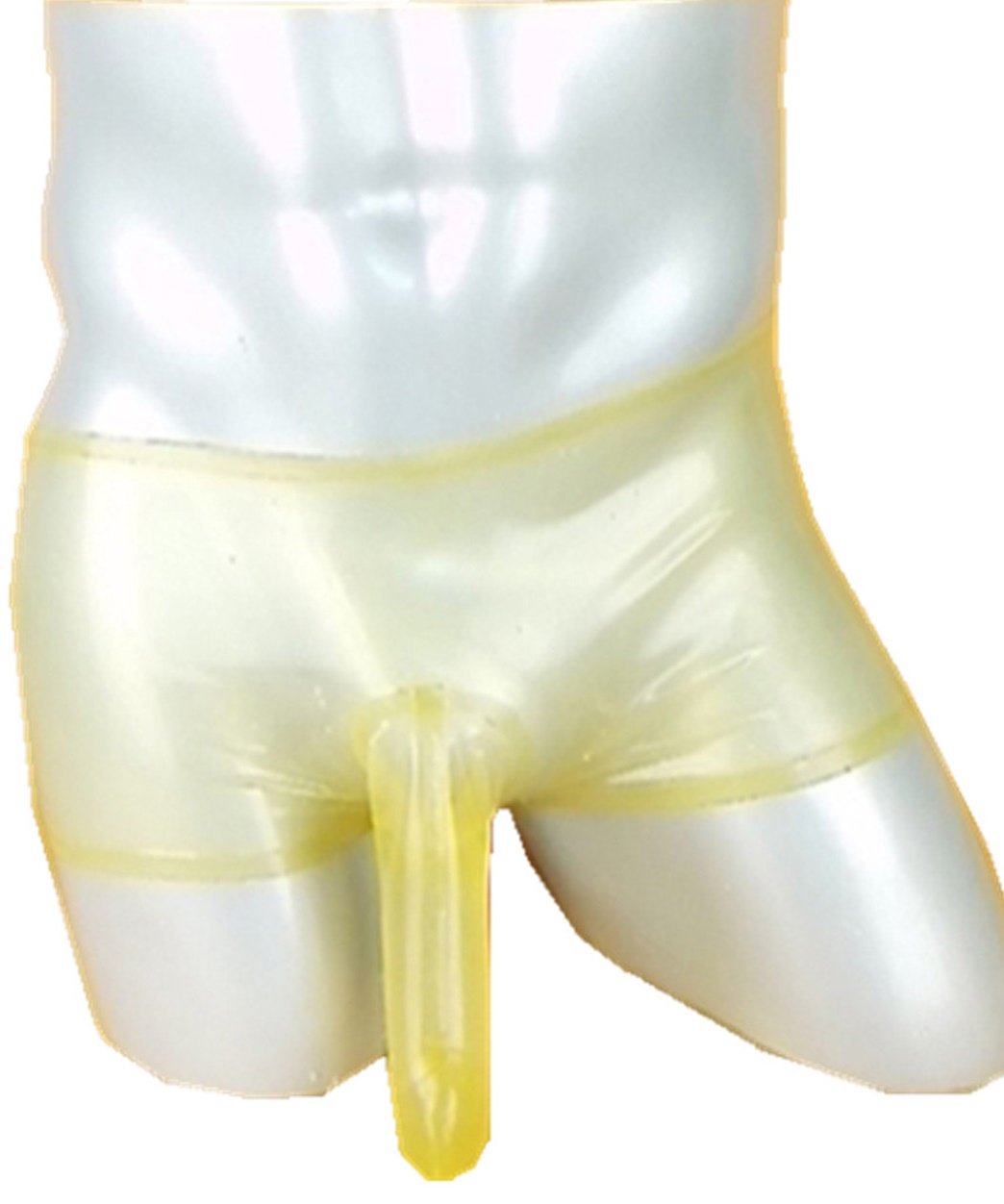 Männer Slip Unterwäsche Unterhose Latex String mit Penishülle Briefs Tanga  Slips Reizwäsche (XL) : Amazon.de: Fashion
