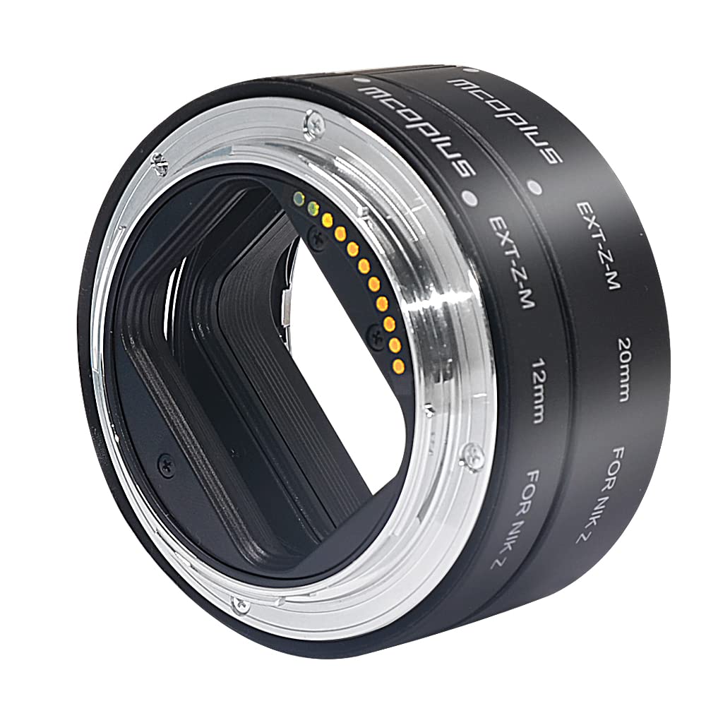 EXT-RF-M RF Mount EOS R/RP/R5/R6 Autofokus AF Metall Macro Extension Tube Set Adapter-Ring für Canon EOS R/EOS RP/R5/R6 Kameras(12mm+20mm)