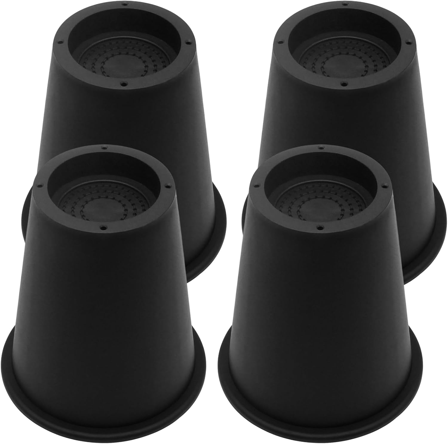 9 Pack Bed Risers Furniture Risers 6 inch Heavy Duty, Bed Lifts Risers for Table, Couch, Desk, Chair Legs, Refrigerator, Bed Frame Risers Supports Up to 3,300 Lbs