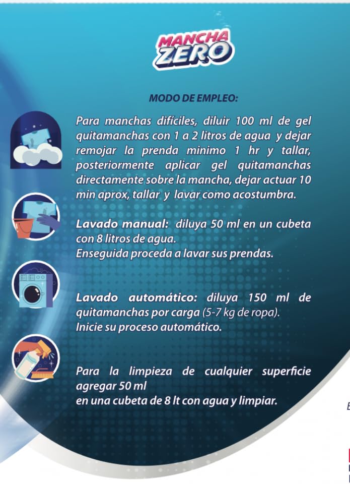 Image of Mancha Zero Universal Stain Removal Gel, 900ml