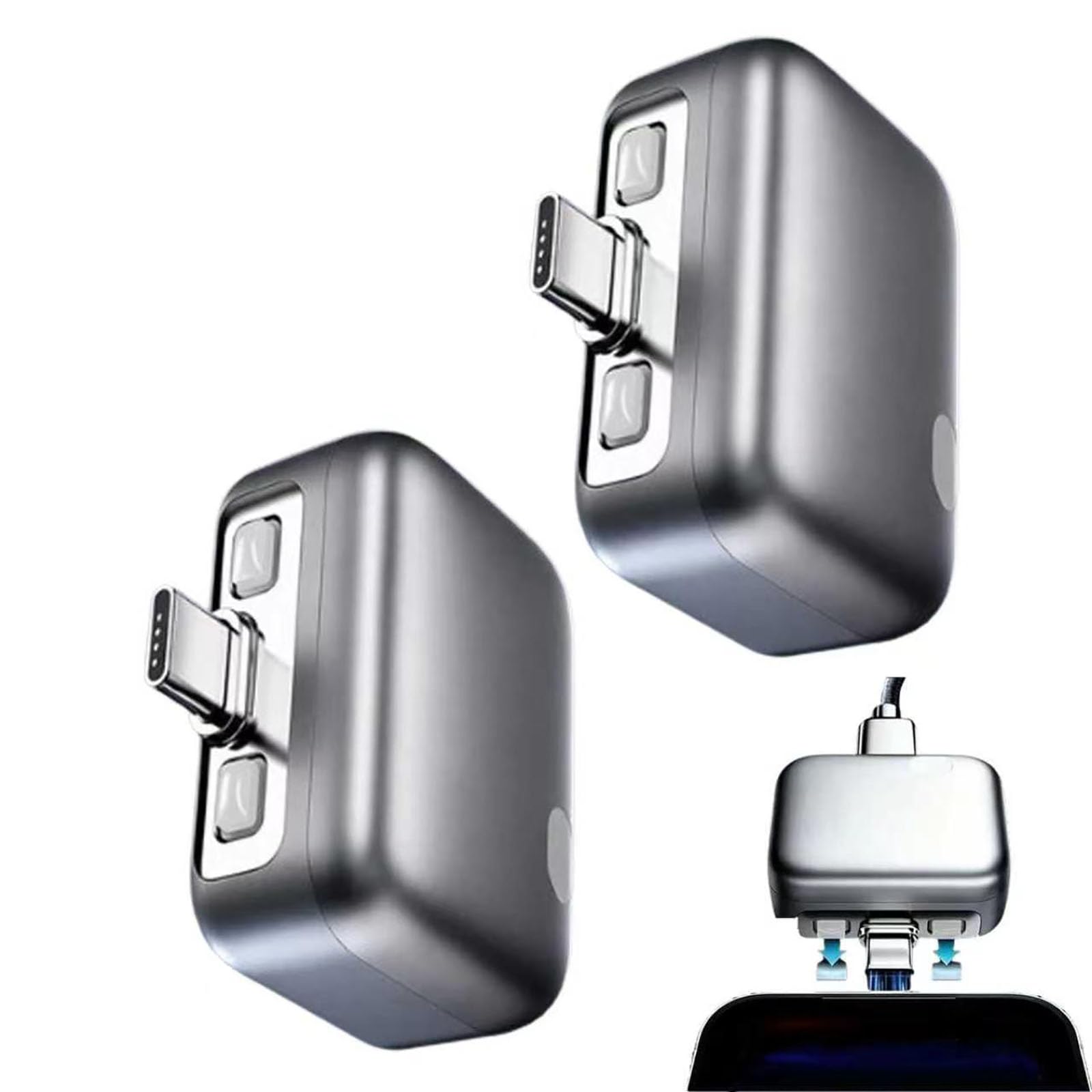 Cargador Inteligente Stop Charge, Protector de Cable de Carga con desconexión automática, Dispositivo de expulsión de Carga Completa, Adaptador de protección contra sobrecarga (2pcs)