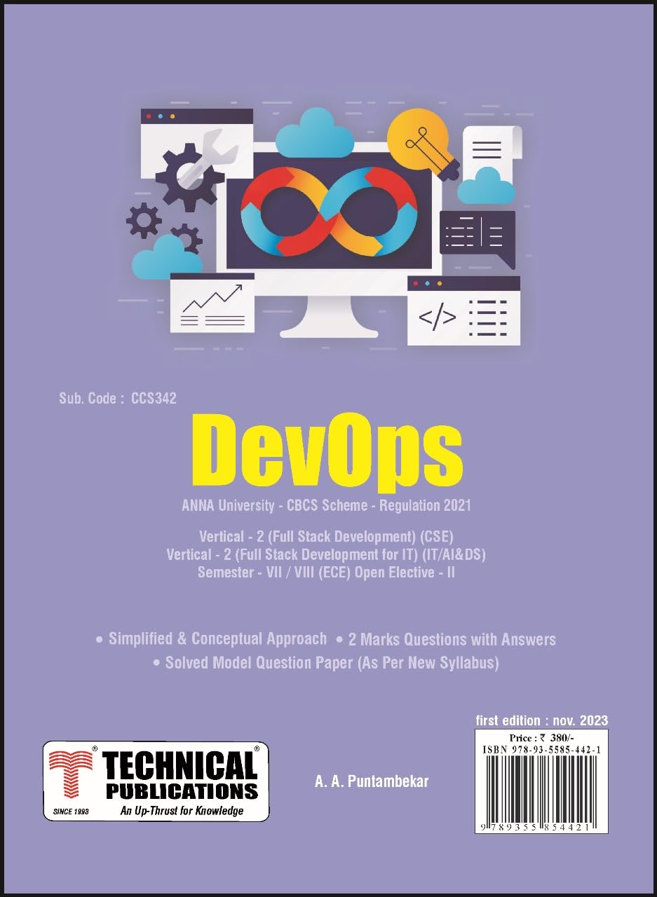 DevOps for BE Anna University R21CBCS (V,VI,VII,VIII (Vertical II - CSE ...