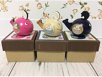 Lisa Larsonのこけしクジラのヨナ(3種類)セット Lisa Larsonのこけしクジラのヨナ(3種類)セット