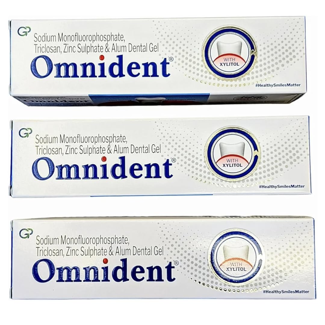 Omnident Plaque Removal Toothpaste, Pack of 3 Tubes of 70gms Each (B0D78PBLKJ) Amazon Price History, Amazon Price Tracker
