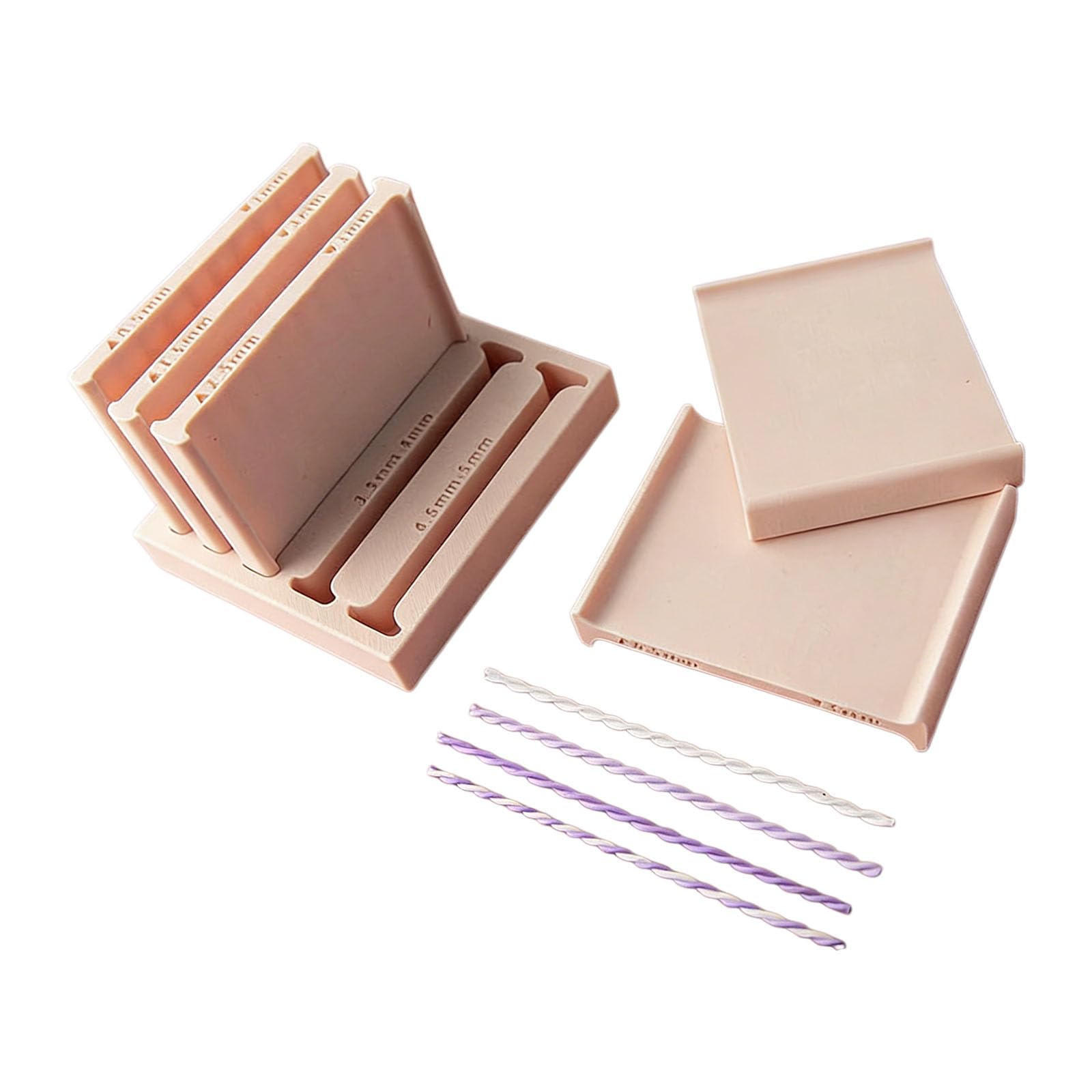 Whoasyst Polylactic Acid Rolling Pin for Artists Teachers Hobbyists with 5mm Thickness Portable Clay Drum
