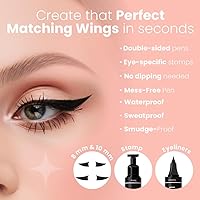 Vista 3 de Sello original para delineador., 10mm, Negro