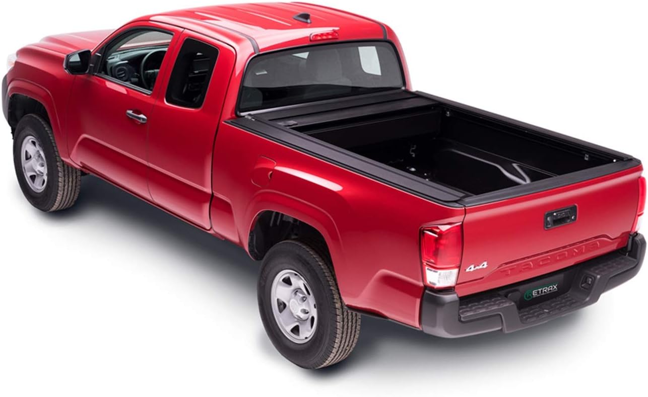 RetraxONE MX Retractable Truck Bed Tonneau Cover | 60846 | Fits 2007 - 2021 Toyota Tundra Regular & Double Cab w/ Deck Rail System w/ STAKE POCKET ONE MX 6' 7" Bed (78.7")