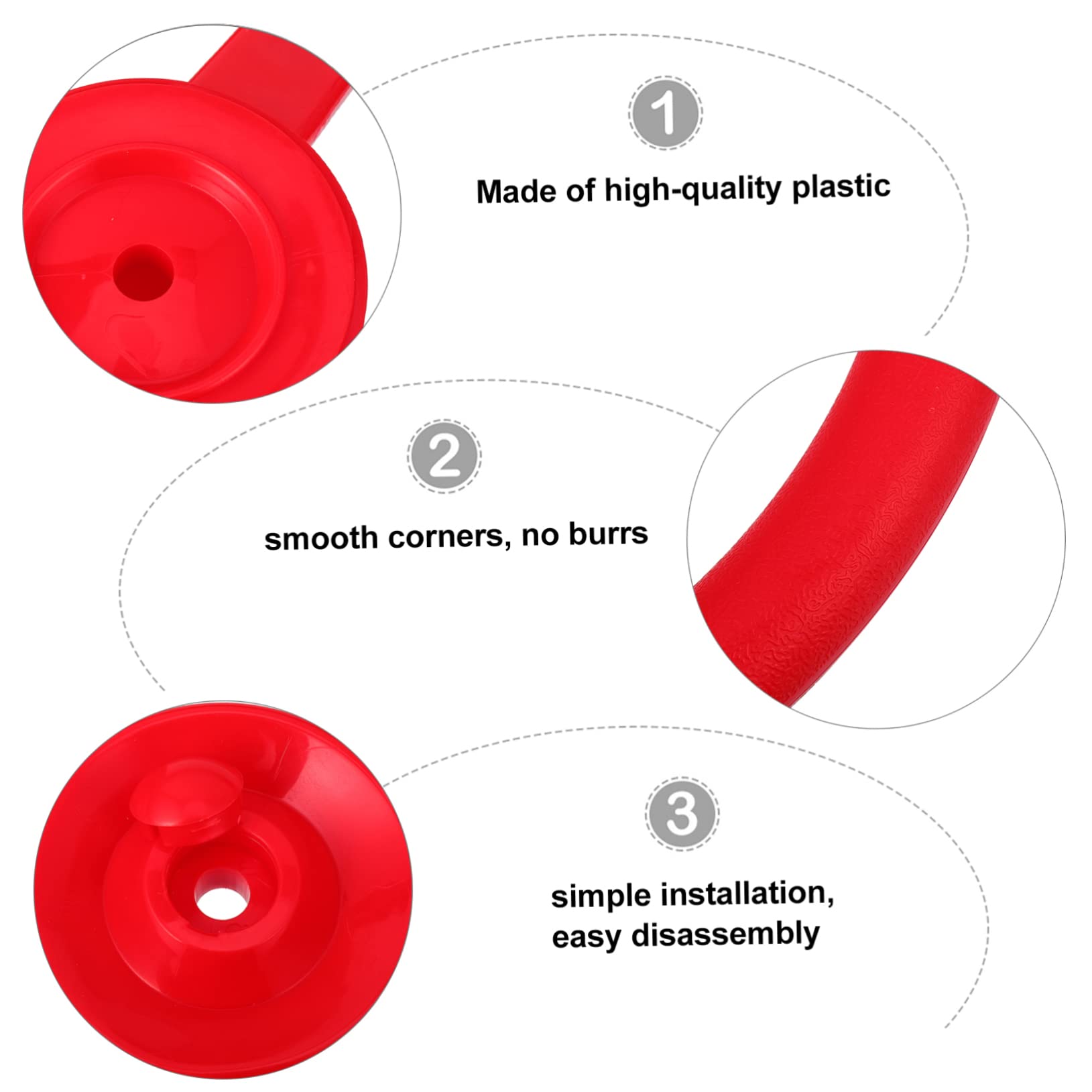 ERINGOGO Playground Equipment Swing Set Wheel Plastic Boys and Girls Swing Seat Random Color