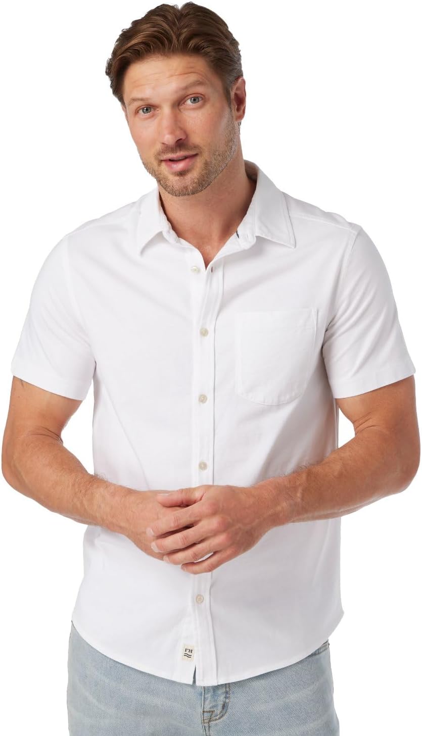 Fair Harbor The Saltaire Shirt –– Men's Everyday Collared Shirt –– Ultrasoft, Comfortable Business Casual Shirt