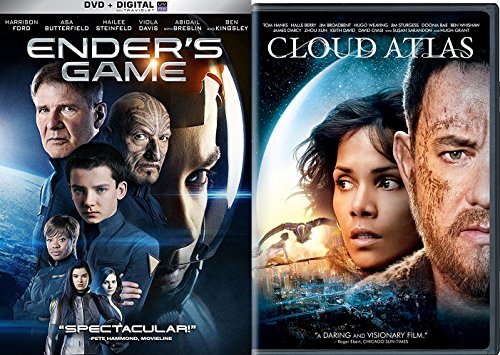 Ender's Game & Cloud Atlas Sci-Fi DVD Space Thriller Action Space Movie Set image 2