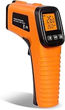 GLOSKIN Termometro Infrarrojos, Termometro Laser -50 ° C -550 ° C, Termómetro de Parámetro Ajustable de Pantalla LCD (No Adecuado para Personas), Termometro Laser Cocina,Para Cocinar/Horno de Pizza