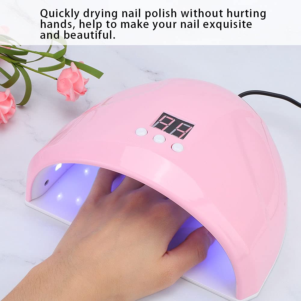 36W LED Nail Dryer Lamp with Intelligent Timing, Infrared Sensor for Quick Drying,Nail Polish Dryer Nail Lamp Nail Curing Machine ()
