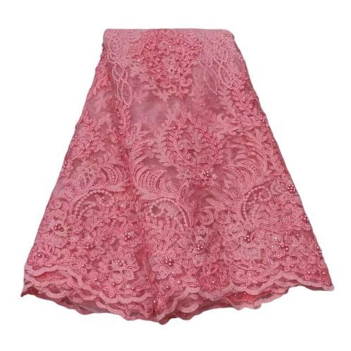 Ultimo vino rosso africano paillettes tessuto di pizzo francese perline di maglia lacci 2021 tessuto di pizzo viola per il partito cucire-37