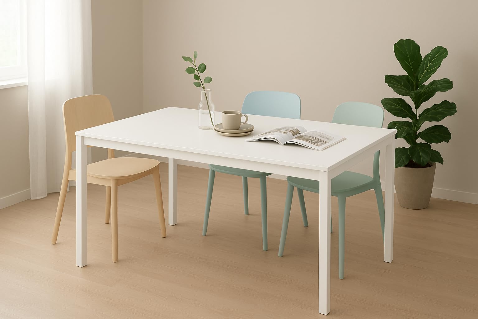 IKEA MELLTORP ダイニングテーブル ホワイト 125x75 cm MELLTORP dining table, white, 125x75 cm - IKEA UK