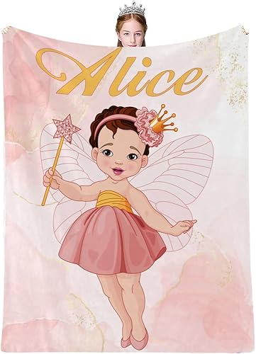 Lindas mantas personalizadas para niñas con nombre manta personalizada para niños manta de regalo para niñas pequeñas para bebé niña