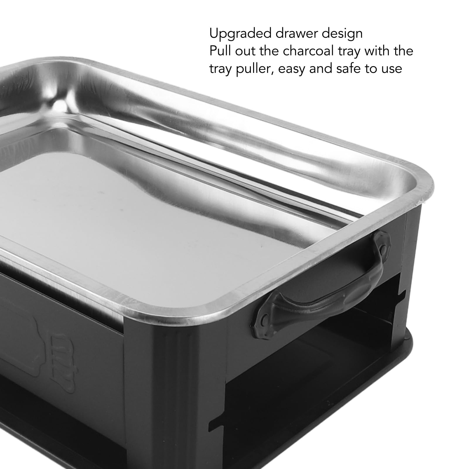 Emoshayoga Stazione di Cottura Efficiente con Griglia per Alcol per Pesce in Acciaio Inossidabile per Uso Domestico Design Rettangolare da 2,2-4,4 Libbre (#)