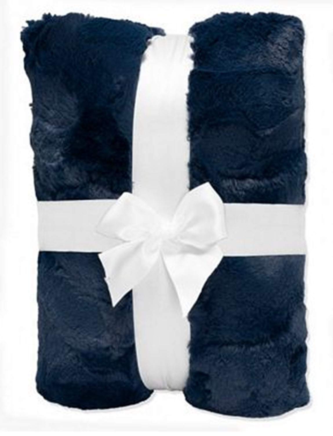 Shannon Fabrics Luxe Cuddle Cut 2yd Hide Navy Fabric, 60 Inches