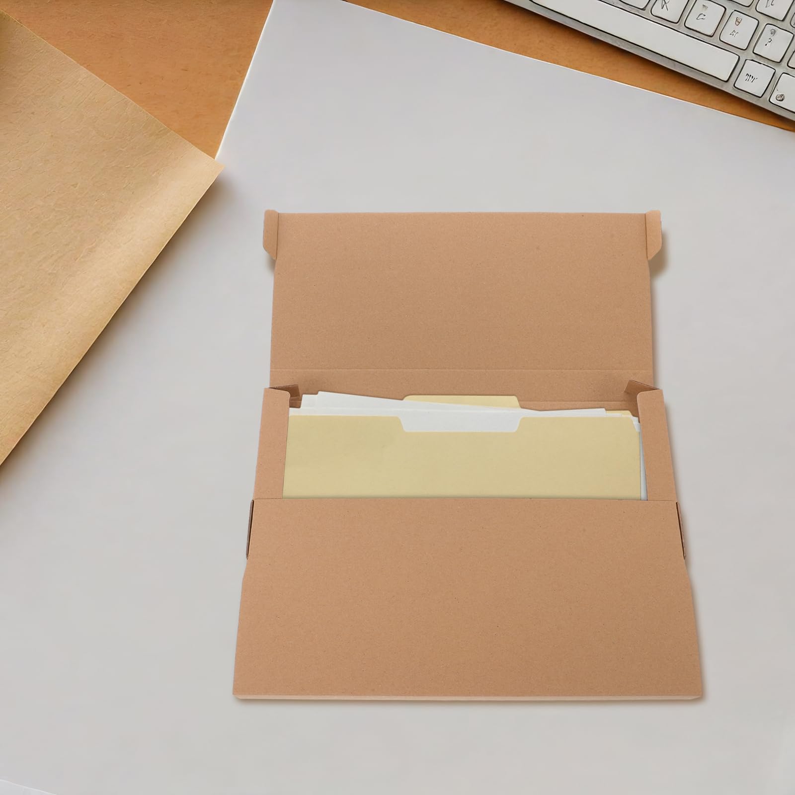 20 Szt. Sztuk Pudełek Do Wysyłki Płyt Winylowych Ekologiczne Kraft Pudełka Do Przechowywania Albumów i Bezpiecznego Transportu Wysyłki i Przeprowadzki