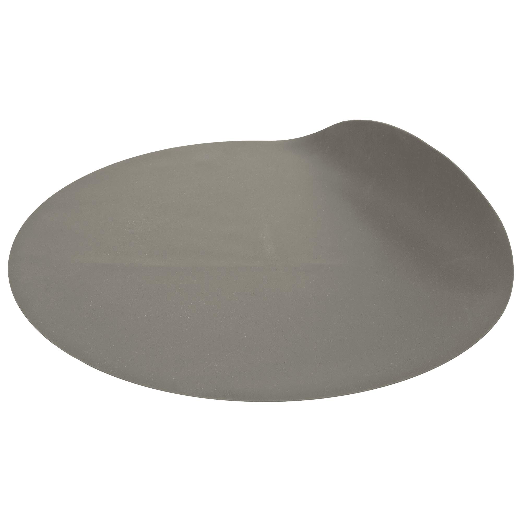 PrepSolutions Microwave No Mess Mat, 12-Inch, Gray - Spill & Splatter Guard for Clean Microwave Cooking