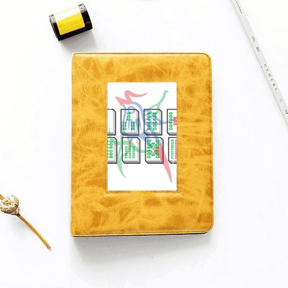 no/no Mahjong Straight Flush Sliver Numbers Photo Album Family Wedding Picture 4x6