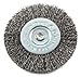 Forney 72739 Wire Wheel Brush, Coarse Crimped with 1/4-Inch Hex Shank, 4-Inch-by-.012-Inch