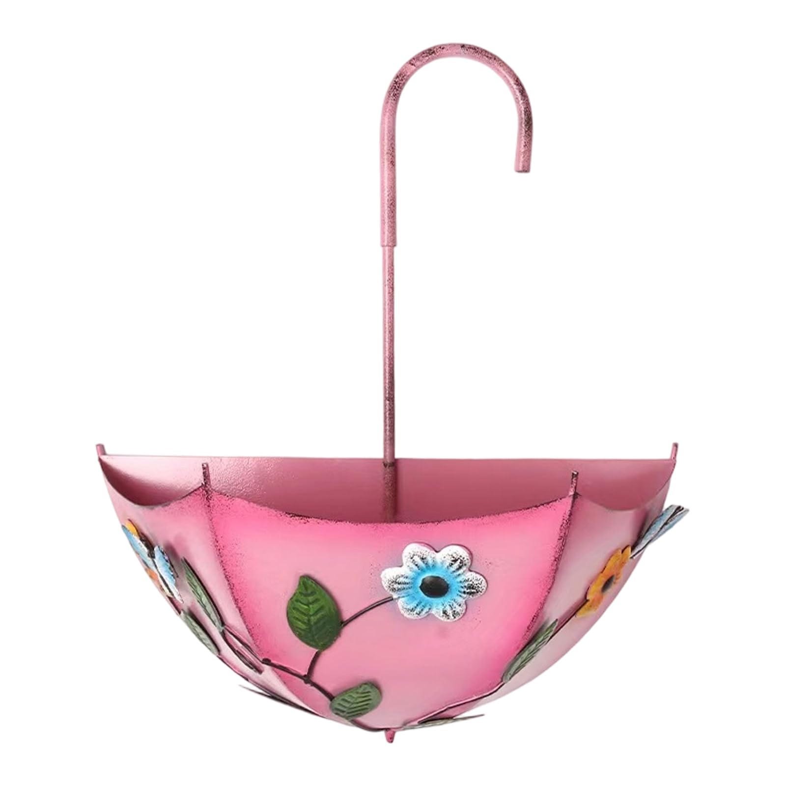 Nucelit Hanging Planter for Indoor Outdoor Minimalist Wall Ceiling Plant Hanger Hanging Flower Pots Basket Holder for Home Decors Iron Flower Basket