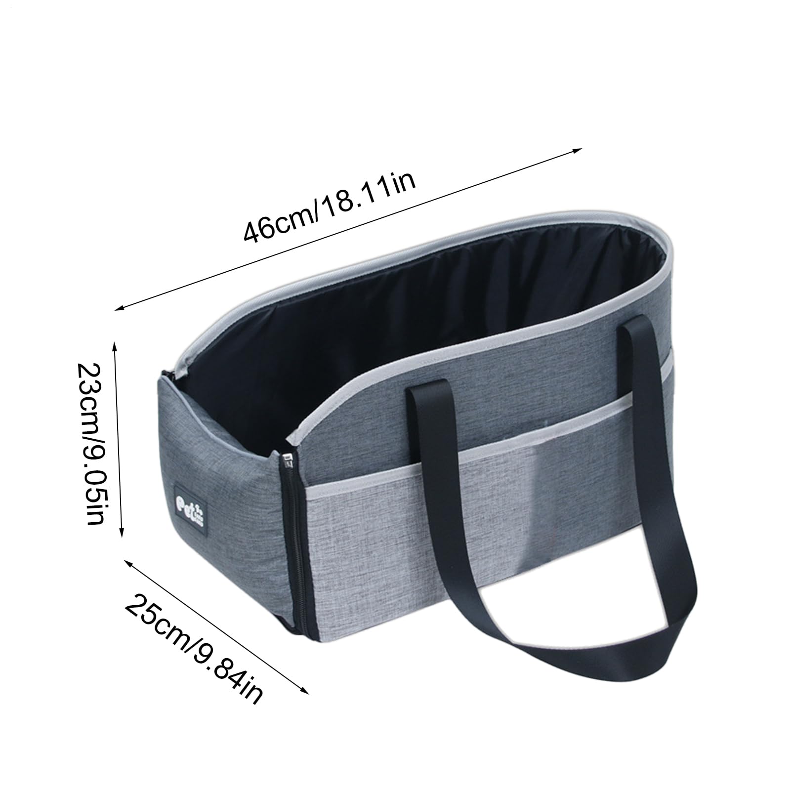 Seggiolino Auto Gatto - Seggiolino Auto Per Cani Della Console Centrale | Carrier Dell'auto Del Cane | Carrier Per Animali Domestici Rimovibili | Sedili Di Promemoria Anti-collat Portatile Per Balco