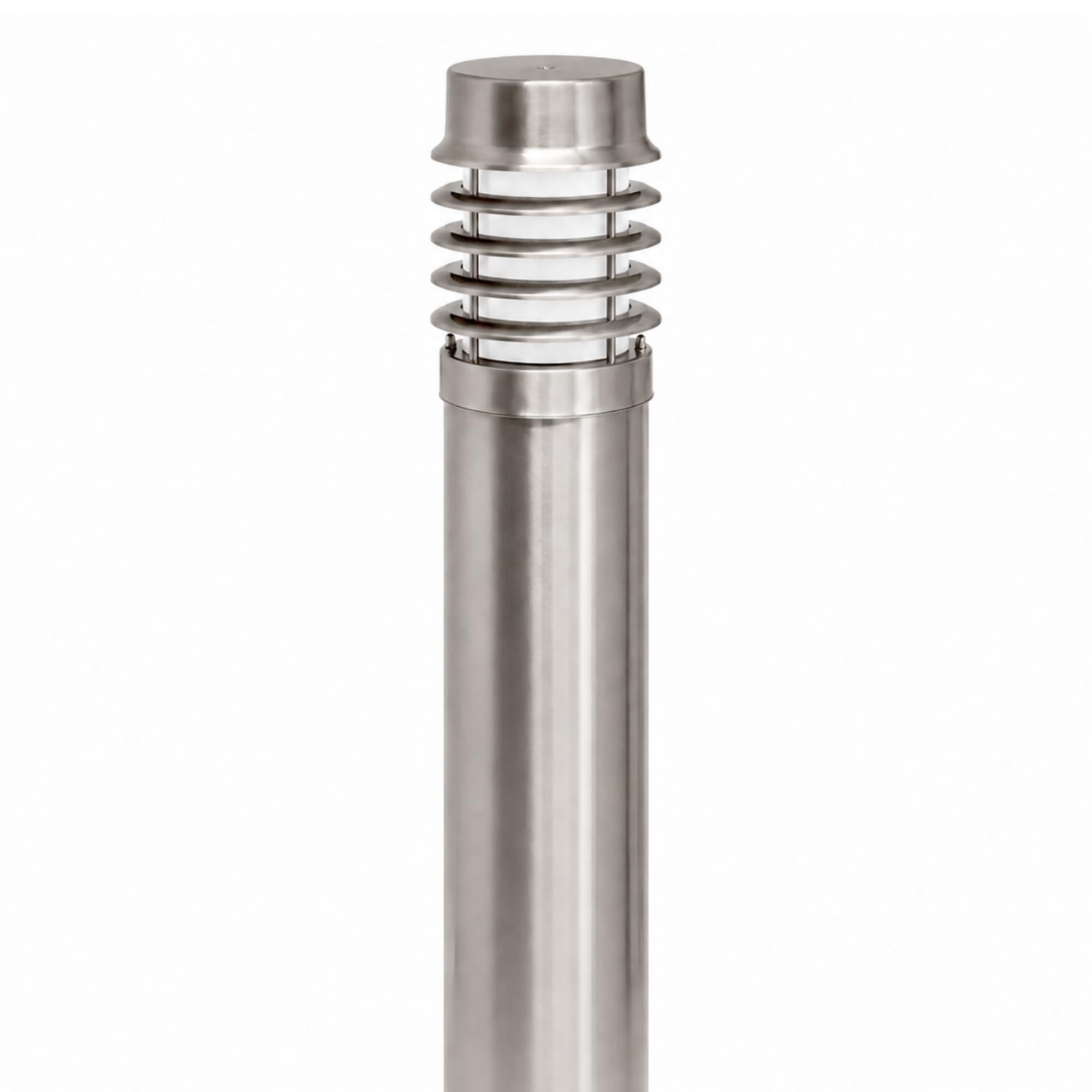 Maxkomfort Außenstandleuchte GERDA – 100cm Edelstahl E27 Outdoor Wegeleuchte – IP44 Wetterfest, Standleuchte für Garten & Einfahrt, exkl. Leuchtmittel